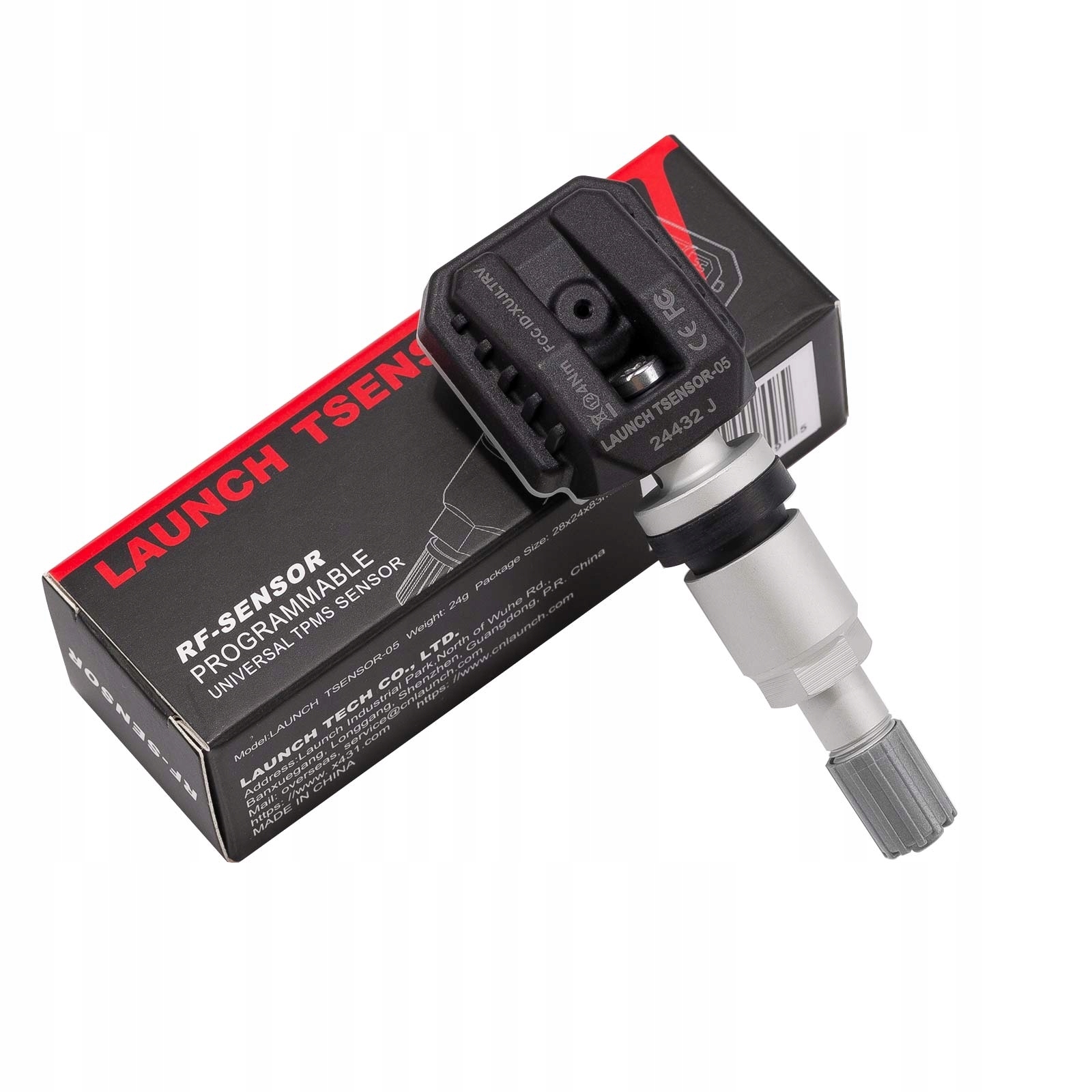 CZUJNIK CIŚNIENIA OPON LAUNCH 315MHz 433MHz TPMS PROGRAMOWANIE LAUNCH x431 Kod producenta RF Sensor x-431 Metalowy Aluminiowy Metal